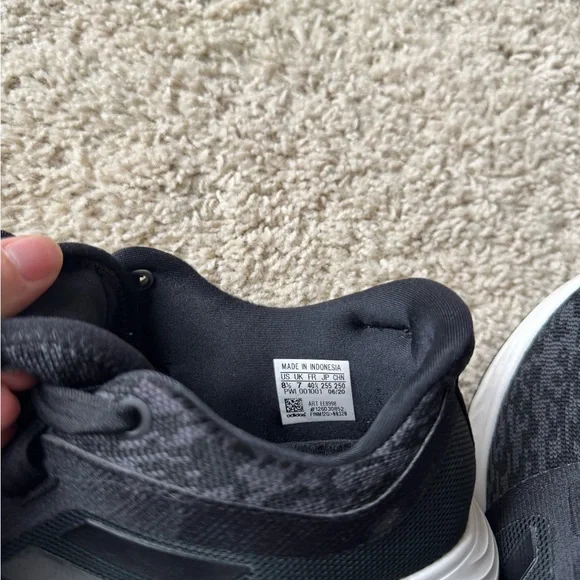 Black and White Adidas Edge Lux Sneakers - Picture 5 of 5